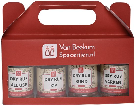 Illustratie bij BBQ-rub cadeaupakket, Van Beekum Specerijen