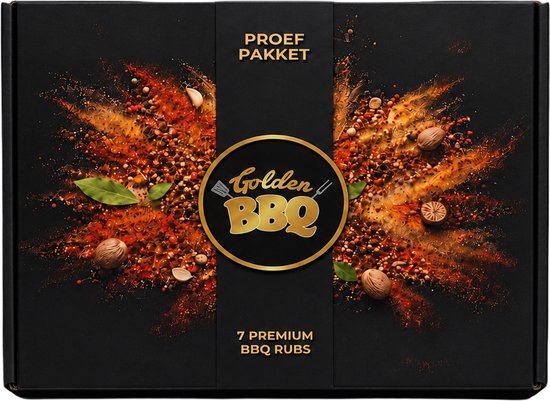 Illustratie bij BBQ-rubs proefpakket, 7 smaken