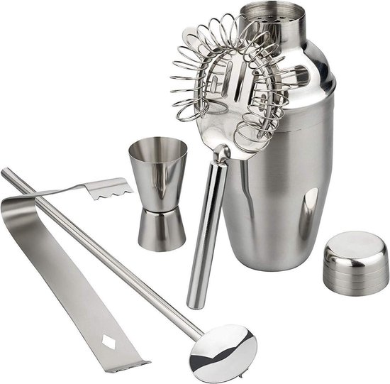 Illustratie bij Cocktailshakerset, 5-delig