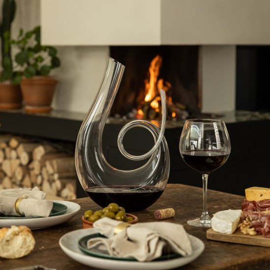 Illustratie bij Decanteerkaraf 1,4 liter met schoonmaakparels