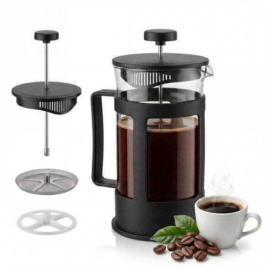 Illustratie bij French press cafetiere, 600 ml