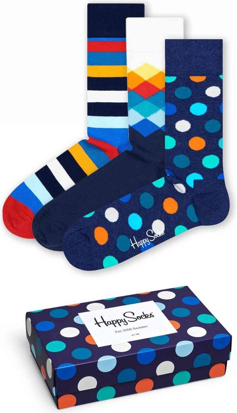 Illustratie bij Happy Socks giftbox, 3 paar