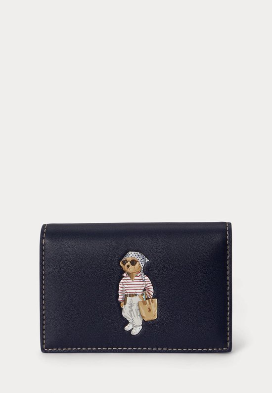 Illustratie bij Polo Ralph Lauren leren portemonnee met RFID