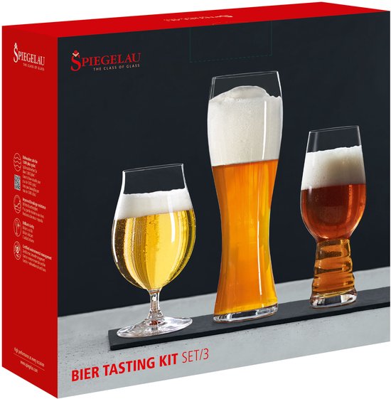 Illustratie bij Spiegelau Beer Classics proefset, 3 glazen