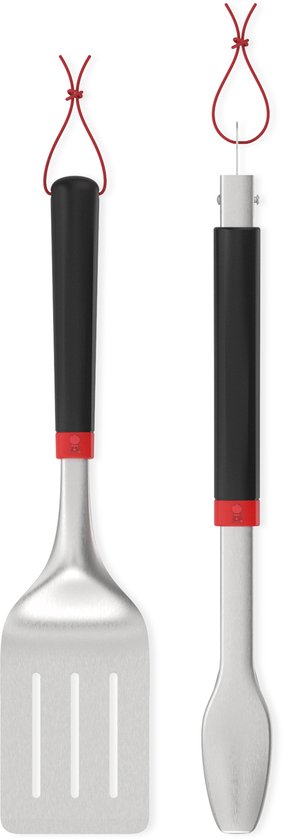 Illustratie bij Weber barbecueset, tang en spatel