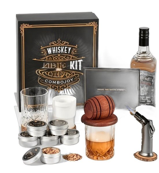 Illustratie bij Whisky smoker set met rookplankje